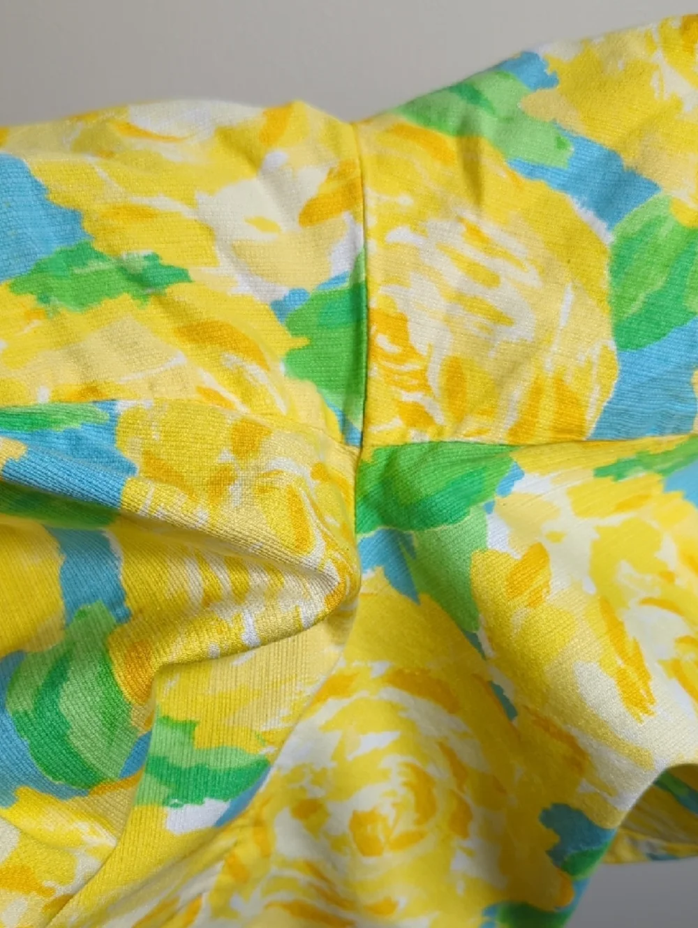 Lilly‎ Pulitzer Deenie Shorts First Impression Sunglow Yellow Floral Size 0 Zero